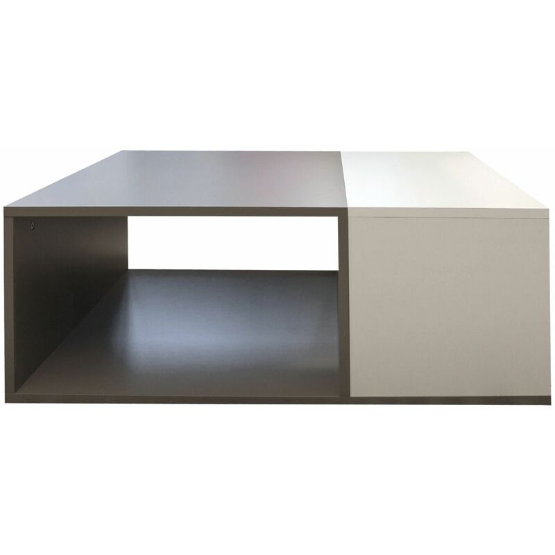 

Mesa de centro BOSTON topo y blanco, 89 x 67 x 34.2 - topo y blanco