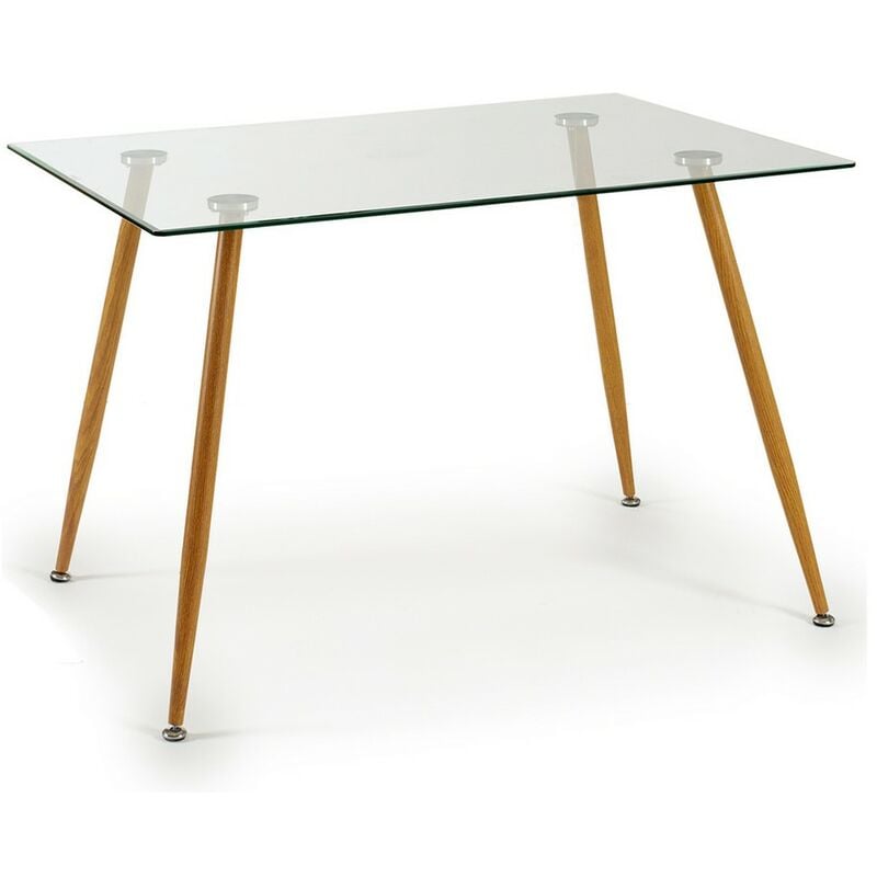 

Mesa de Centro Clea Metal Vidrio templado
