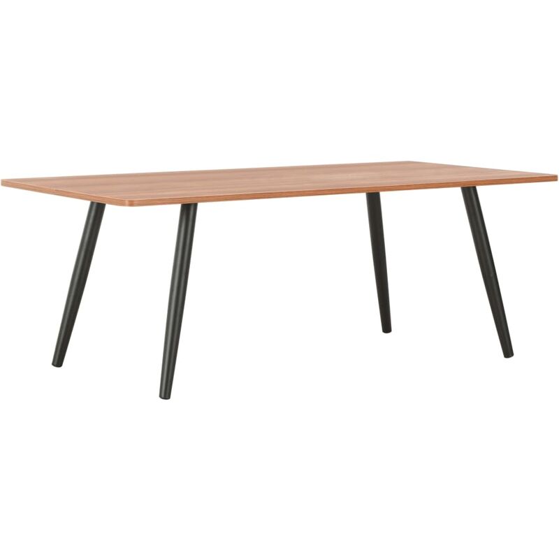 

vidaXL Mesa de Centro 120x60x46 cm Negro y Marrón - Negro