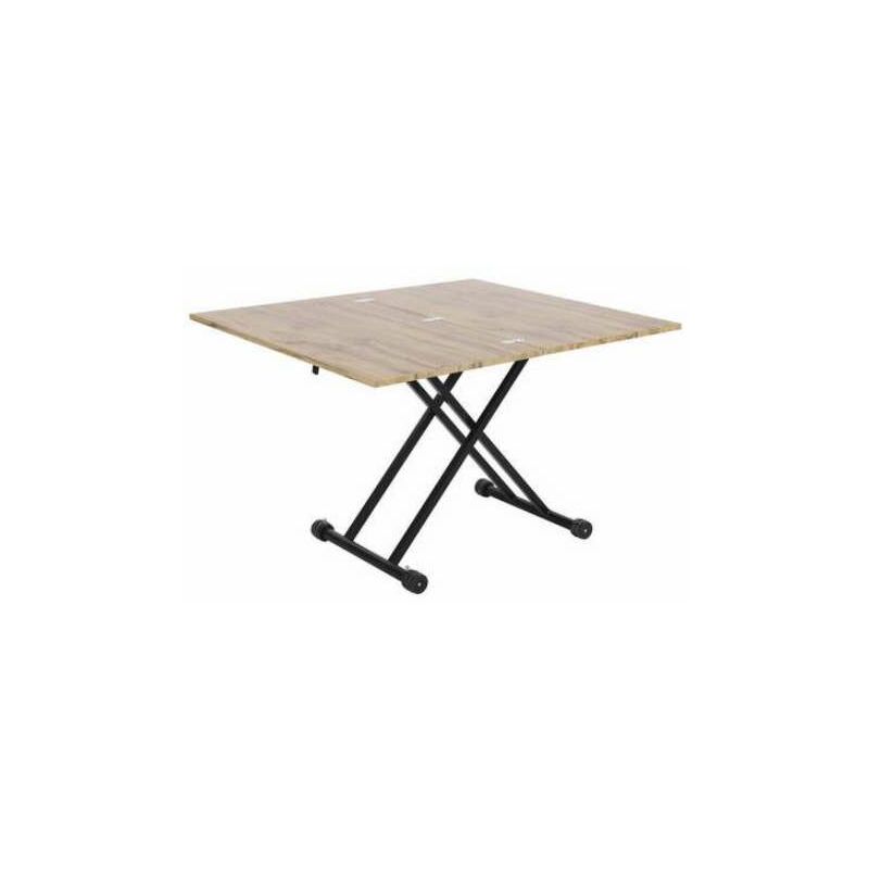 

Mesa de centro con altura regulable Támesis en diferentes acabados. 39-75 cm (alto) 100 cm (fondo) 57-114 cm (ancho) Color SIMIL MADERA