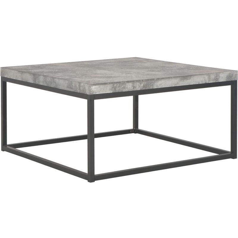 

Mesa de centro con apariencia de hormigón 75x75x38 cm