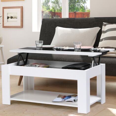  Moderna mesa de centro ovalada de cristal, mesa de té ovalada  de 2 niveles con espacio de almacenamiento de vidrio templado y patas de  roble, mesa central para el hogar, color