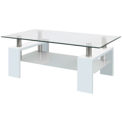 Mesa de Centro de Cristal Templado Missouri