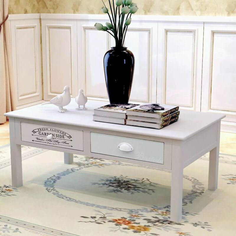 

Mesa de centro de estilo frances de madera