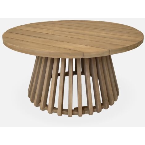 Mesa de centro de jardín de madera