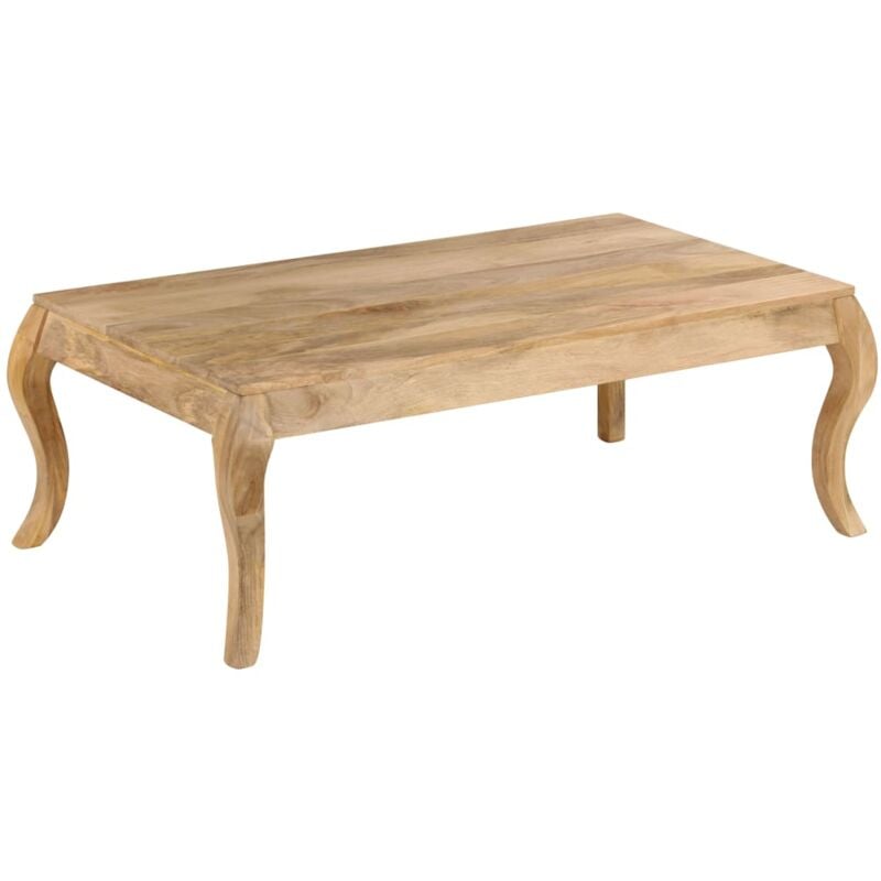 

Madera Maciza de Mango Mesa de Centro 116x66x41 cm - Marrón - Vidaxl