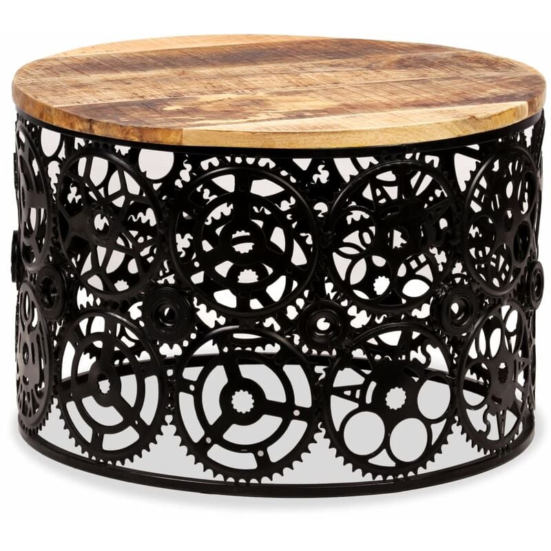 

Mesa de centro de madera de mango maciza 60x40 cm