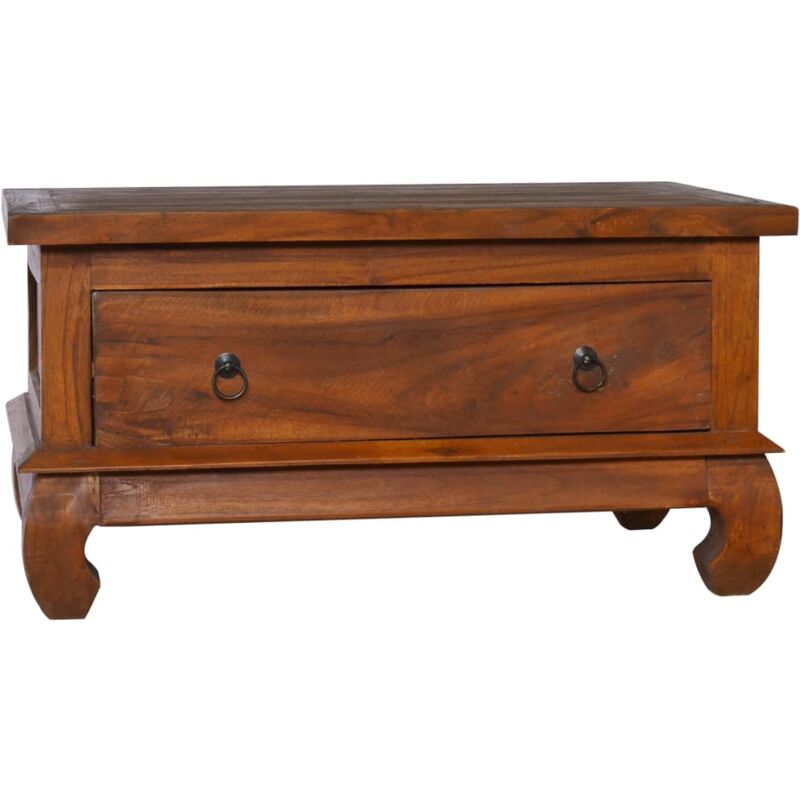 

Vidaxl - Mesa de Centro 80x50x40 cm de Madera Maciza de Teca - Marrón
