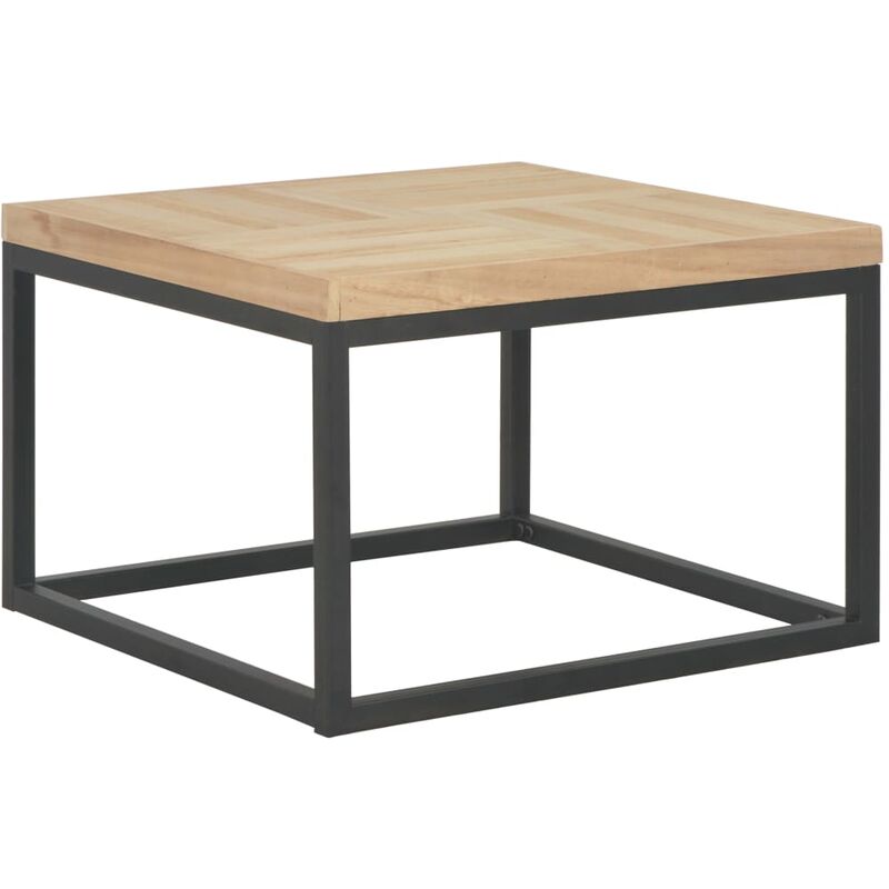 

Mesa de centro de madera maciza 50x50x33,5 cm