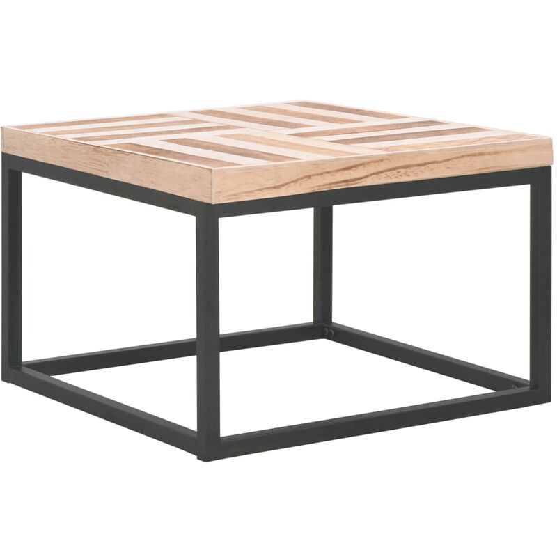 

Mesa de centro de madera maciza 50x50x33,5 cm
