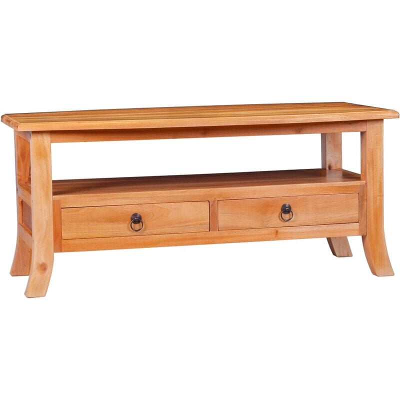

Vidaxl - Madera Maciza de Caoba Mesa de Centro 90x50x40 cm Marrón - Marrón