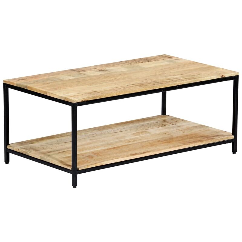 

Mesa de centro de madera maciza de mango 110x60x45 cm