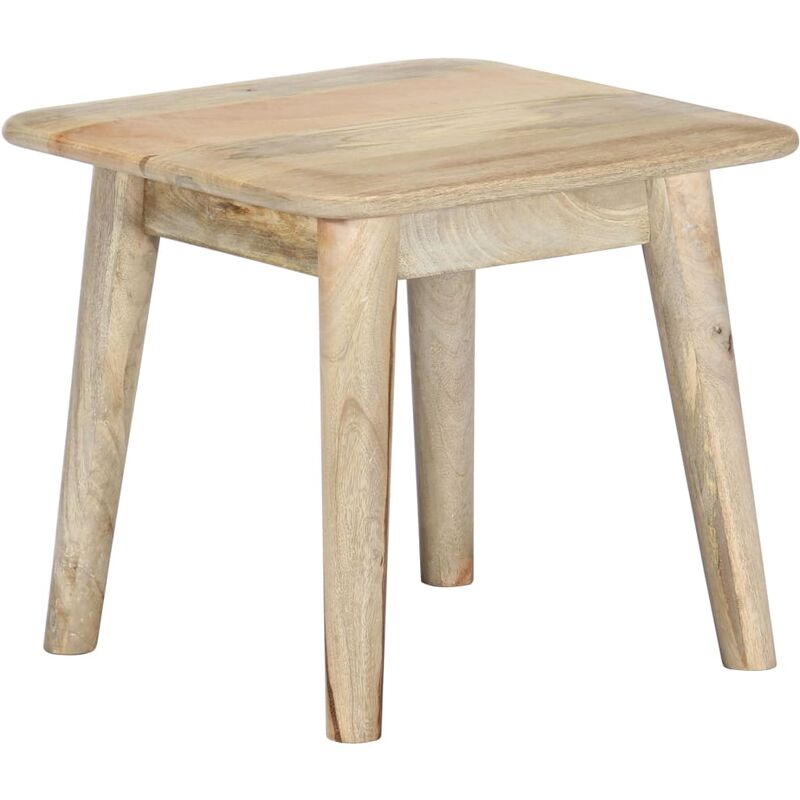 

Mesa de centro de madera maciza de mango 45x45x40 cm