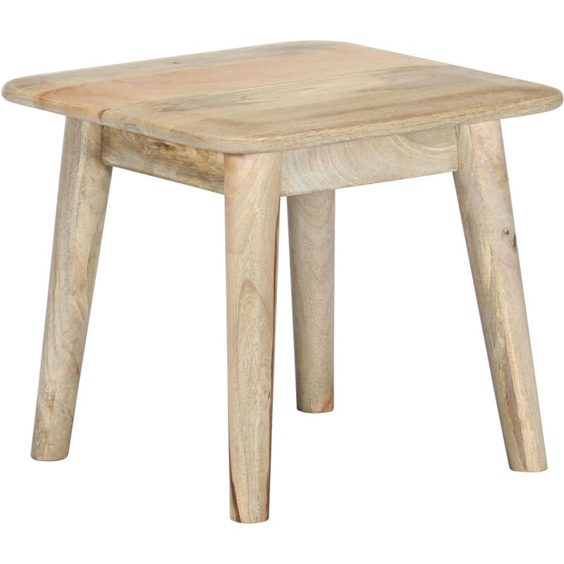 

Mesa de centro de madera maciza de mango 45x45x40 cm
