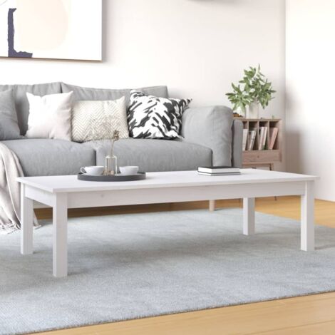 Mesa de centro de madera maciza de pino  110x50x30 cm