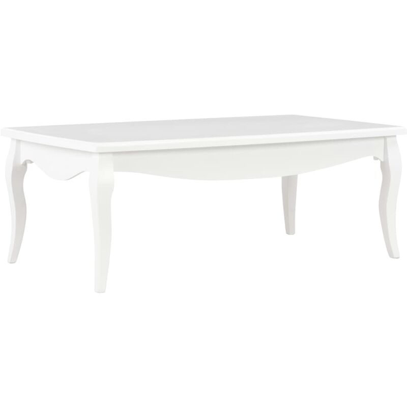 

Mesa de centro de madera maciza de pino blanco 110x60x40 cm