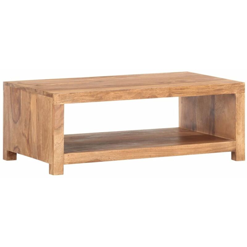 

Mesa de centro de madera maciza de sheesham 80x45x30 cm