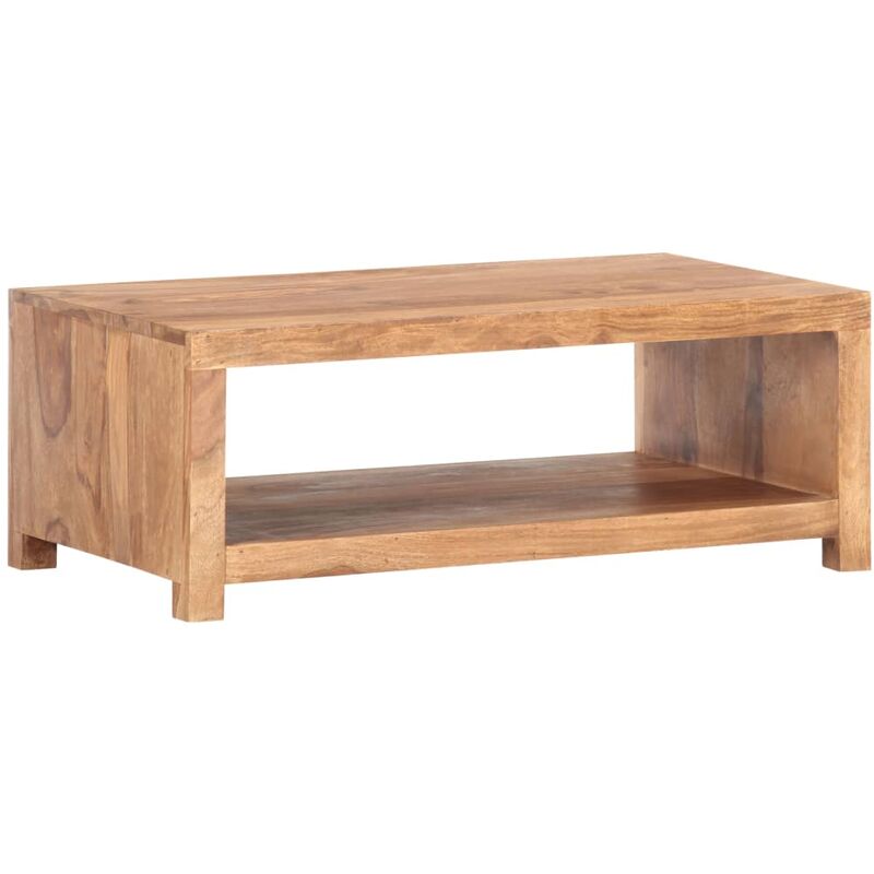 

Mesa de centro de madera maciza de sheesham 80x45x30 cm
