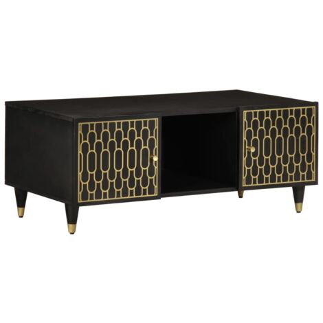Mesa de centro de madera maciza mango 100x54x40 cm vidaXL