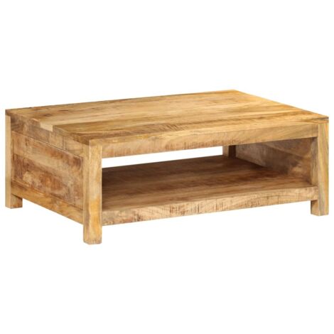 Mesa de centro de madera maciza mango 80x55x30 cm vidaXL