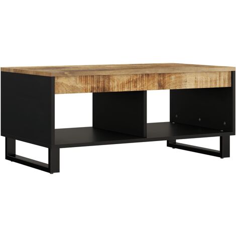 Mesa de centro de madera maciza mango 90x50x40 cm vidaXL