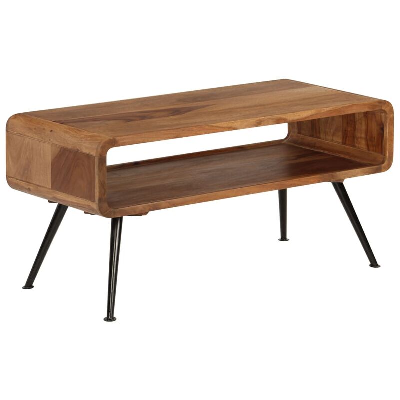 

Mesa de centro de madera maciza sheesham 95x40x45 cm