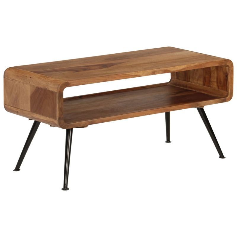 

Mesa de centro de madera maciza sheesham 95x40x45 cm