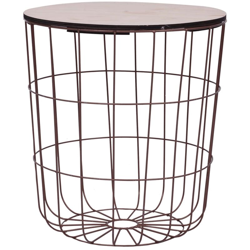 

Mesa de centro de MDF color cobre  39,5 cm