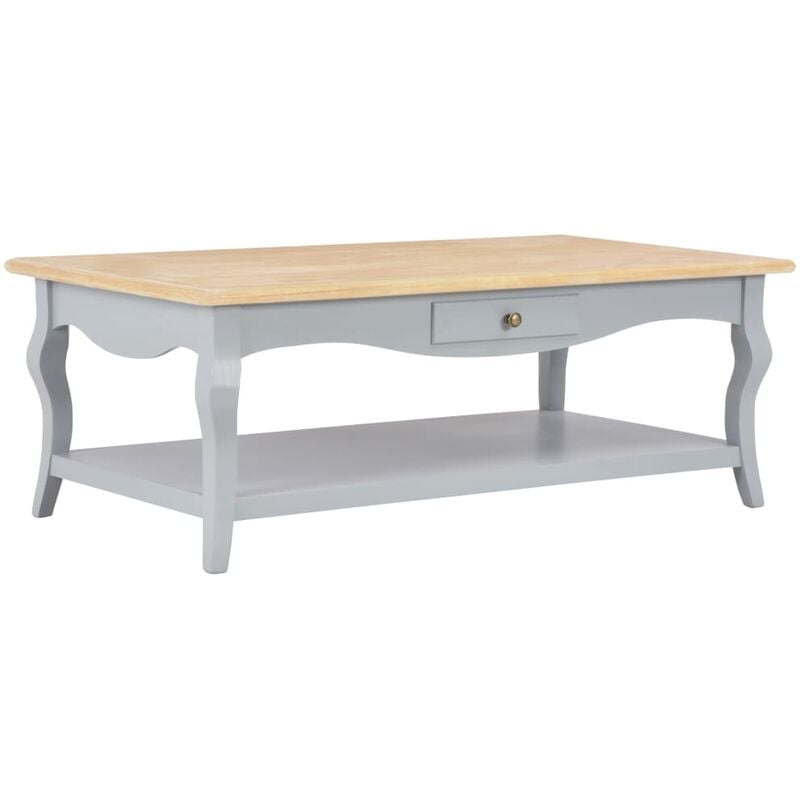 

Mesa de centro de MDF gris 110x60x40 cm