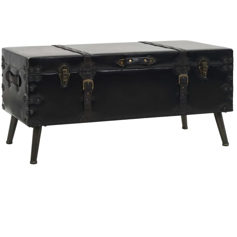 

Mesa de centro de MDF y acero 102x51x48 cm