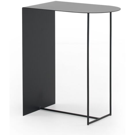 Mesa de centro de metal negro
