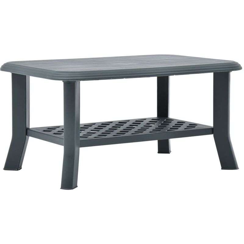 

Mesa de centro de plastico verde 90x60x46 cm