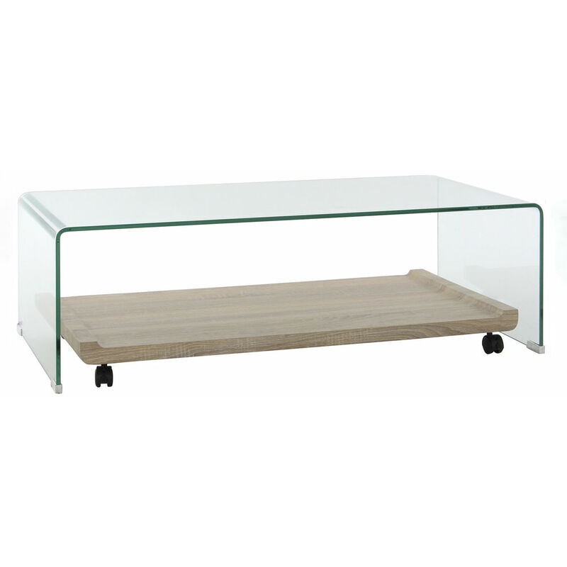 

Rogal - Mesa de centro dkd home decor cristal madera mdf (108 x 55 x 35 cm)