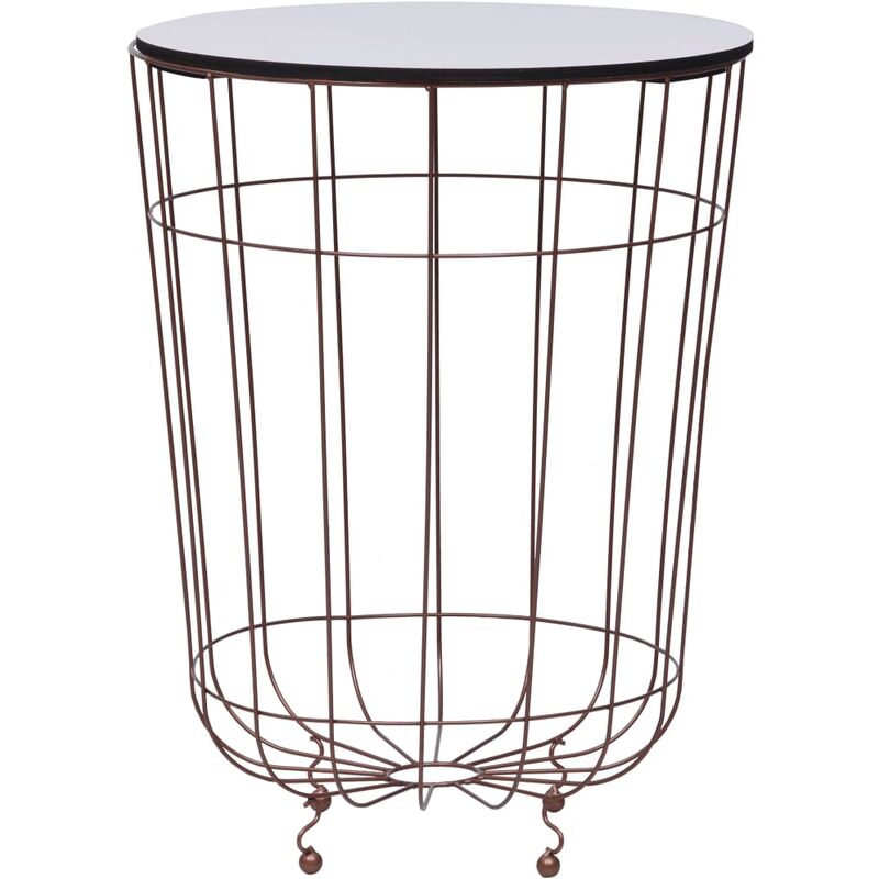 

Mesa de centro dorado Ø 40 cm - Oro