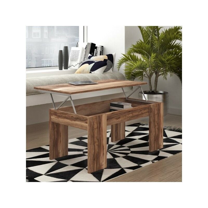 

Mesa de centro elevable, color manzano, ref-34