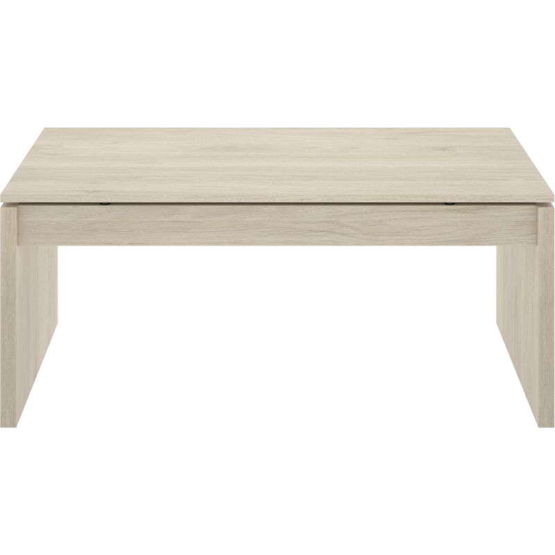 

Mesa de centro elevable Carboneros en varios colores a elegir 43 cm(alto)102 cm(ancho)50 cm(largo) Color NATURAL