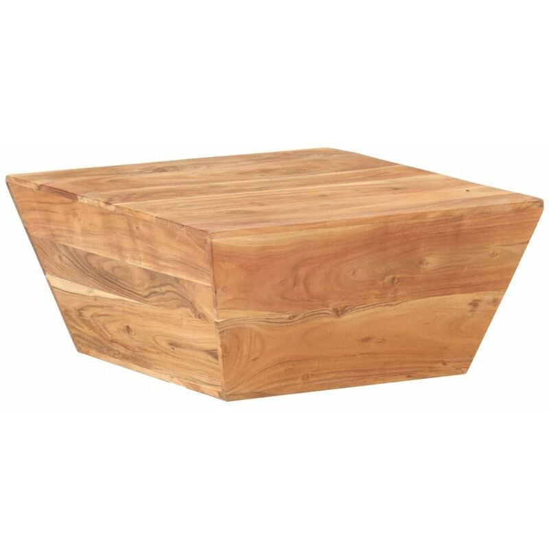 

Mesa de centro forma de V madera maciza de acacia 66x66x30 cm