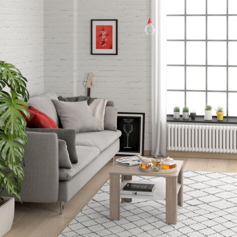 Mesa de centro Homer, Sonoma, 60 x 60 cm, Vicco