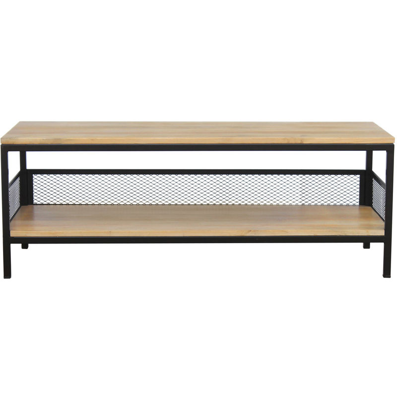 

Miliboo - Mesa de centro industrial mango y metal RACK