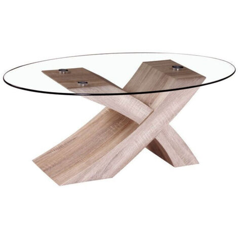 Mesa de Centro Lore de Cristal Templado