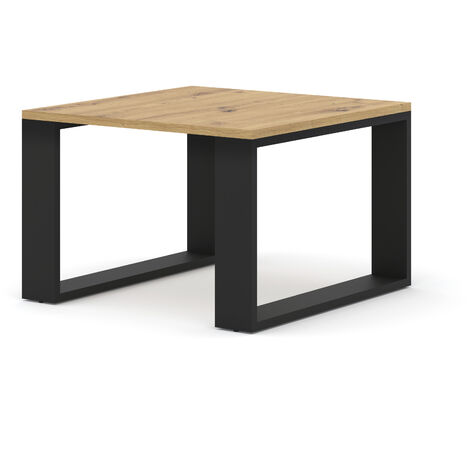 Mesa de centro LUCA 60x60 cm roble artesanal