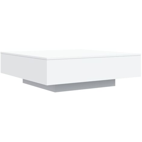 Mesa de centro madera de ingeniería blanco 100x100x31 cm vidaXL