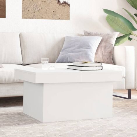Mesa de centro madera de ingeniería blanco 100x55x40 cm vidaXL