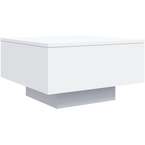 Mesa de centro madera de ingeniería blanco 55x55x31 cm vidaXL