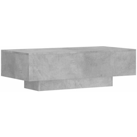 Mesa de centro madera de ingeniería gris hormigón 100x49,5x31cm vidaXL
