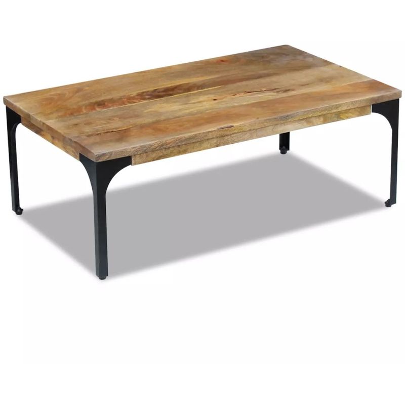 

Mesa de centro madera de mango 100x60x35 cm