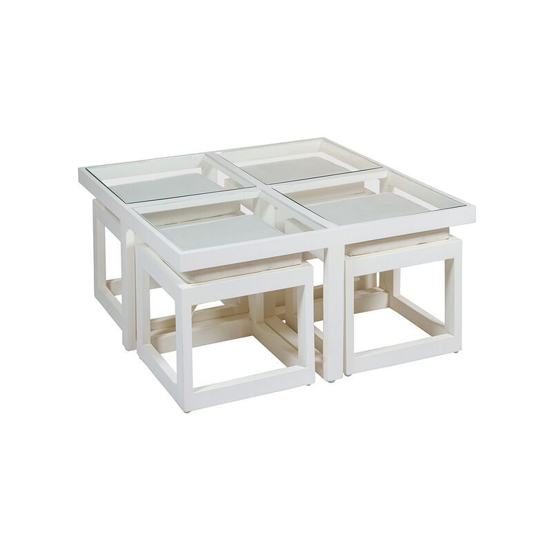 

Mesa de Centro madera de mindi (90 x 90 44 cm)