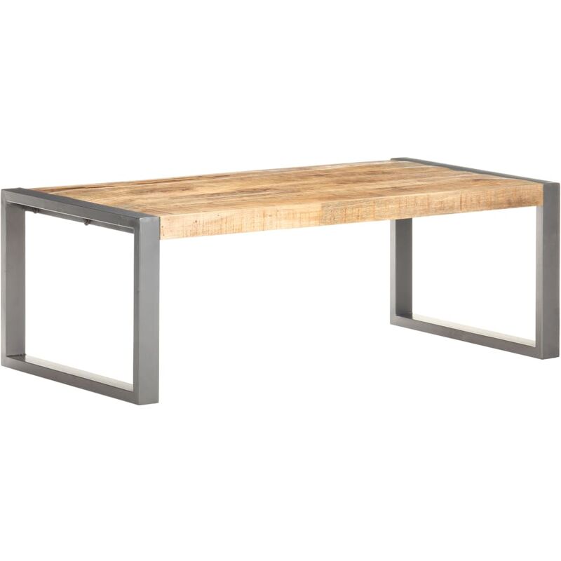 

Mesa de centro madera maciza acabado de sheesham 110x60x40 cm