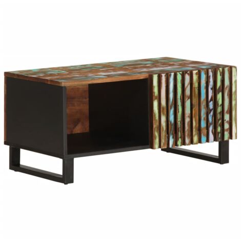 Mesa de centro madera maciza de acacia 80x51x40 cm vidaXL