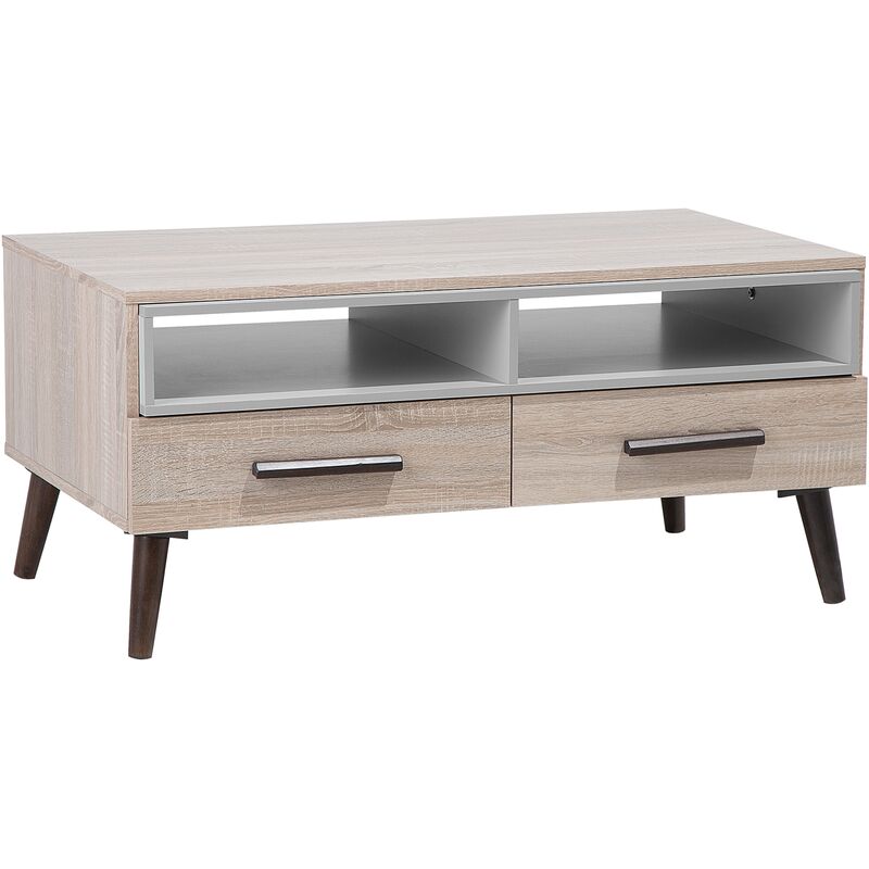 

Mesa de centro marrón claro/gris ALLOA